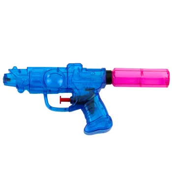 Mały przezroczysty pistolet na wodę