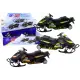 Snowmobile with spring suspension and drive, Scale 1:32, Lights, Sounds Žaisliniai automobiliai