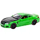 Sports Car Metal Friction Drive Openable Elements 1:24 Green Toy cars