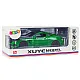 Sports Car Metal Friction Drive Openable Elements 1:24 Green Toy cars