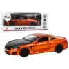 Sports Car Metal Friction Drive Openable Elements 1:24 Orange Žaisliniai automobiliai