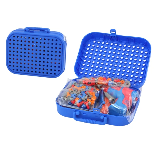 Lagaminas „Pasidaryk pats“ rinkinys su konstravimo kaladėlėmis, 228 dalys. Konstruktoriai