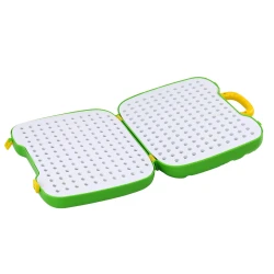 Stalo lagamino rinkinys su geometrinėmis figūromis ir atsuktuvu