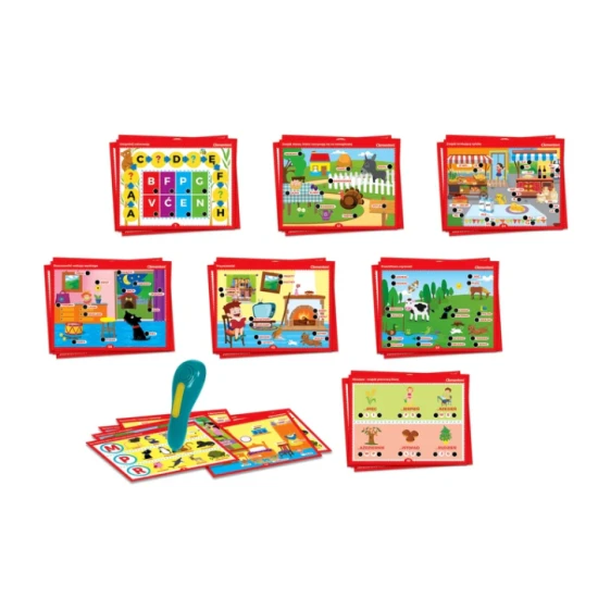 Kalbantis rašiklis raidžių ir žodžių žaidimas, lenkų kalba Clementoni 50780 Lavinamieji