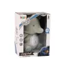 Teddy Bear Elephant Sleeping Melodies Light Star Projector Gray Pliušiniai žaislai