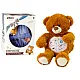Teddy Bear Sleeping Lights Sounds Night and Day Mode Brown Pliušiniai žaislai