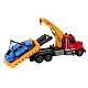 Tow Truck With Crane On Auto Lights Sounds Drive Red Žaisliniai automobiliai