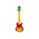 Toy yellow guitar for children with adjustable strings Musical instruments