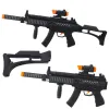 Black toy machine gun with light and sound effects Rifles