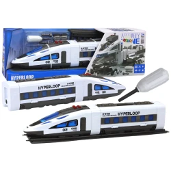 Surenkamas traukinys su begiais