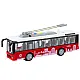 Trolleybus Bus 1:16 Lights Sounds Drive White and Red Samochody-zabawki