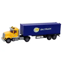 Sunkvežimi su nuimamu puspriekabės konteineriu