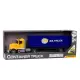 Truck Tir Semi Trailer Lights Sounds Drive Yellow Žaisliniai automobiliai