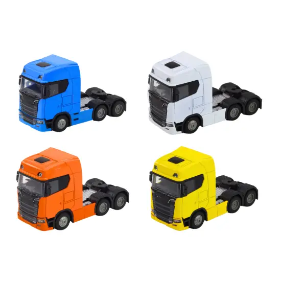 Truck Without Trailer 1:32 Tilting Metal Canopy Lights Sounds Drive Žaisliniai automobiliai