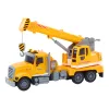 Truck Yellow Crane With Friction Drive Light and Sound Effects Žaisliniai automobiliai