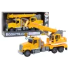 Truck Yellow Crane With Friction Drive Light and Sound Effects Žaisliniai automobiliai