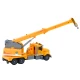 Truck Yellow Crane With Friction Drive Light and Sound Effects Žaisliniai automobiliai