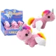 Unicorn Plush Pull-On Jumping Horse Pink Pliušiniai žaislai
