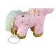 Unicorn Plush Sleeping Animal Lullaby Pink With Stars Set Pliušiniai žaislai
