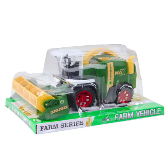 Combine Harvester Farm Agricultural Header Drive Green Žaisliniai automobiliai