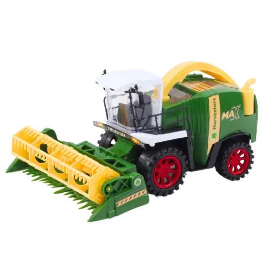 Combine Harvester Farm Agricultural Header Drive Green Žaisliniai automobiliai