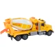 Yellow Concrete Mixer Truck With Friction Drive Light and Sound Effects Žaisliniai automobiliai