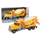 Yellow Concrete Mixer Truck With Friction Drive Light and Sound Effects Žaisliniai automobiliai