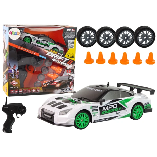 DRIFT ralio automobilių rinkinys+ R/C nuotolinio valdymo pultas ir priedai Greitis iki 15 km/h Radijo bangomis valdomi žaislai