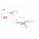 RC dronas Z3 720P kamera balta Radijo bangomis valdomi žaislai