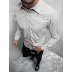 Pilki marškiniai vyrams Elegance
