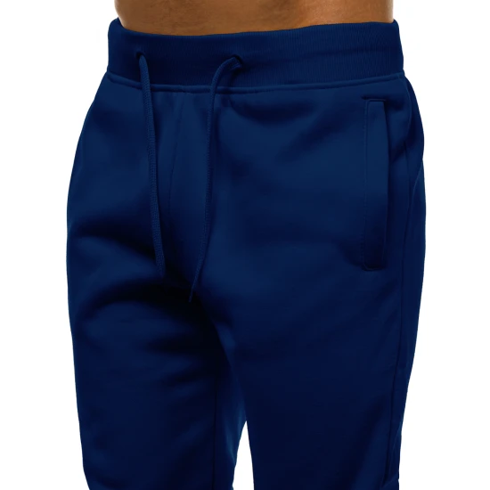 Tamsiai mėlynos vyriškos laisvalaikio kelnės Sergo JS/XW01