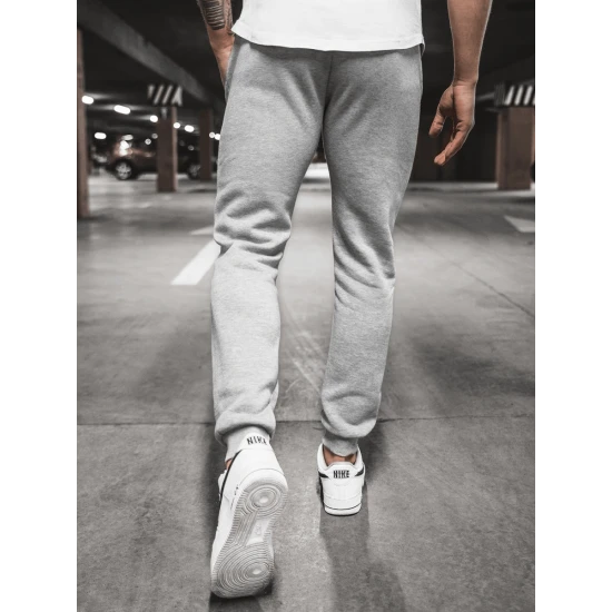 Vyriškos šviesiai pilkos laisvalaikio kelnės Sergo JS/XW01