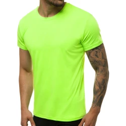 Vyriški marškinėliai ryškiai žalios spalvos Loget