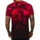 Raudoni kamufliažiniai marškinėliai Burak JS/S808