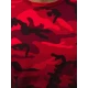 Raudoni kamufliažiniai marškinėliai Burak JS/S808