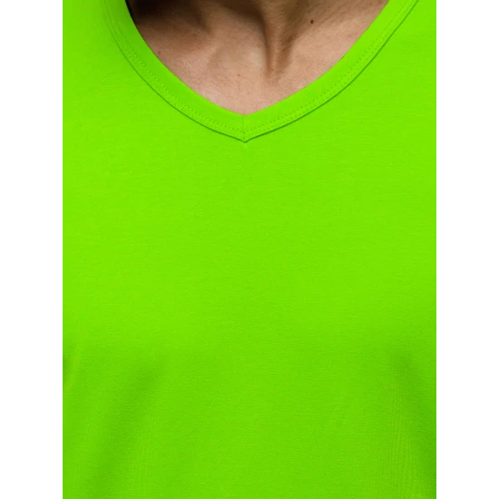Vyriški žalios neoninės spalvos marškinėliai Dimel JS/712007