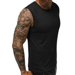 Berankoviai juodi vyriški marškinėliai Look