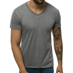 Vyriški tamsiai pilkos spalvos marškinėliai Dimel