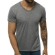 Vyriški tamsiai pilkos spalvos marškinėliai Dimel