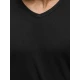 Vyriški juodos spalvos marškinėliai Karte 712007