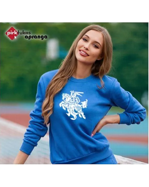 Moteriškas mėlynas džemperis Vytis