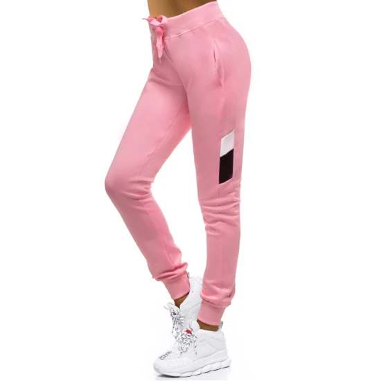 Išpardavimas: rožinės moteriškos laisvalaikio kelnės Ekol JS/JK88112-UY0655