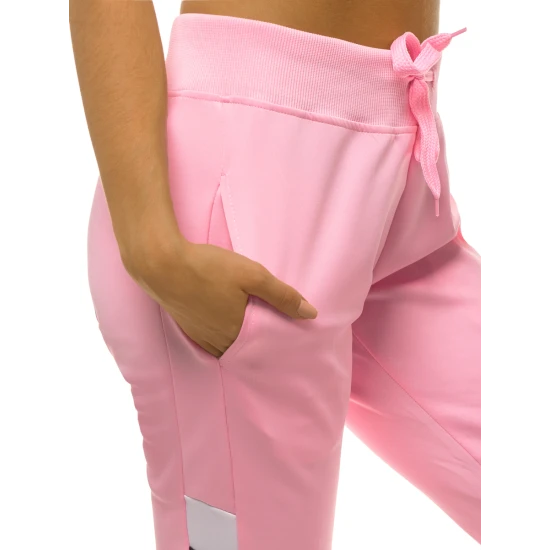Išpardavimas: rožinės moteriškos laisvalaikio kelnės Ekol JS/JK88112-UY0655