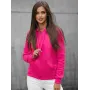 Женский свитшот с капюшоном ярко-розового цвета Look