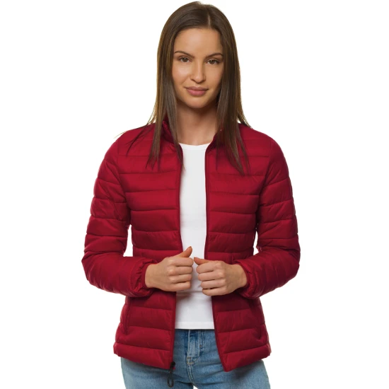 Bordo spalvos moteriška pavasarinė striukė Doli JB/JP1141