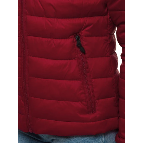 Bordo spalvos moteriška pavasarinė striukė Doli JB/JP1141