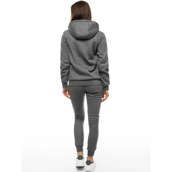 Moteriškas tamsiai pilkas  sportinis kostiumas Super 18