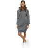 Womens dark gray hooded dress Margaret JS/YS10005/5