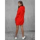 Moteriška raudona suknelė su gobtuvu Megan JS/YS10003/18