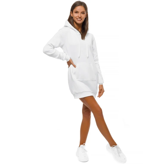 Moteriška balta suknelė su gobtuvu Megan JS/YS10003/1